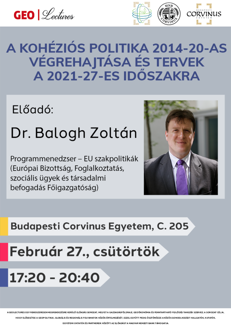 GeoLectures: Dr. Balogh Zoltán