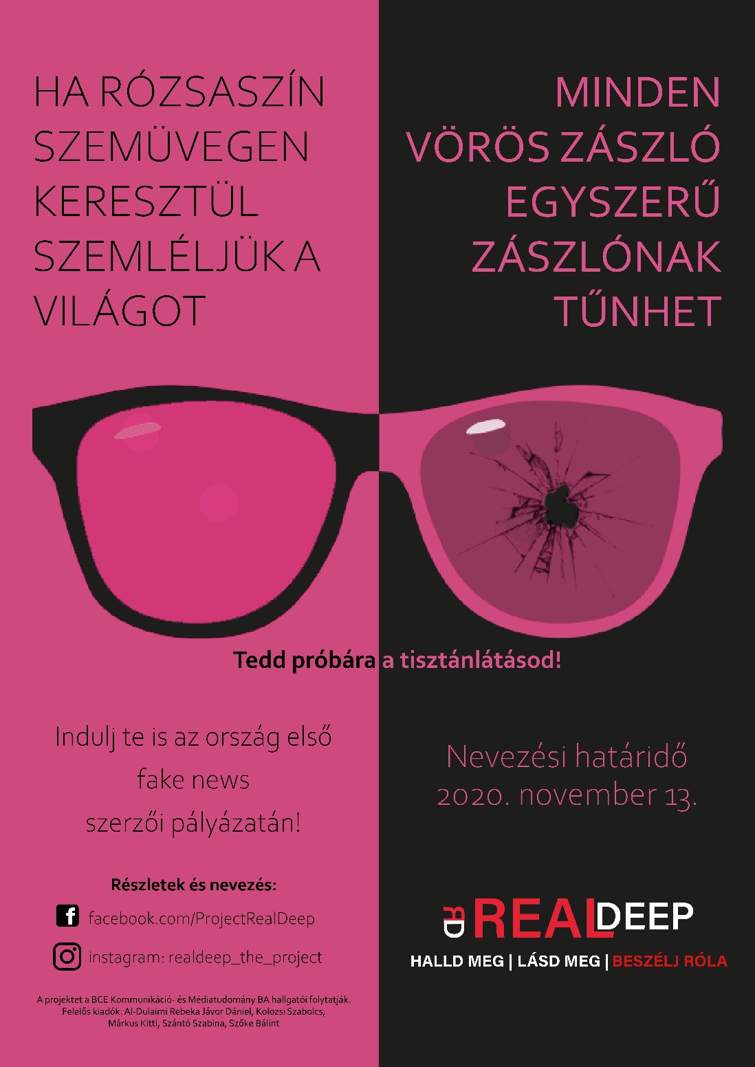 Fake news pályázat