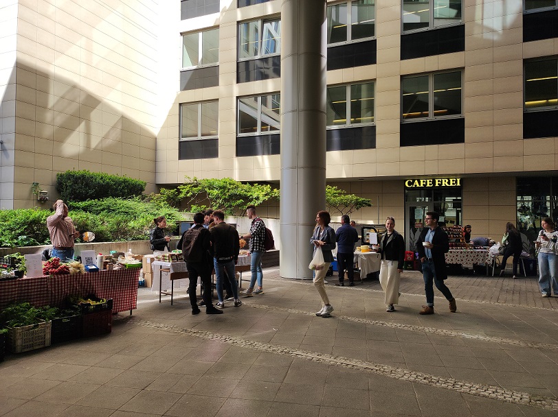 The first farmers’ market was a great success