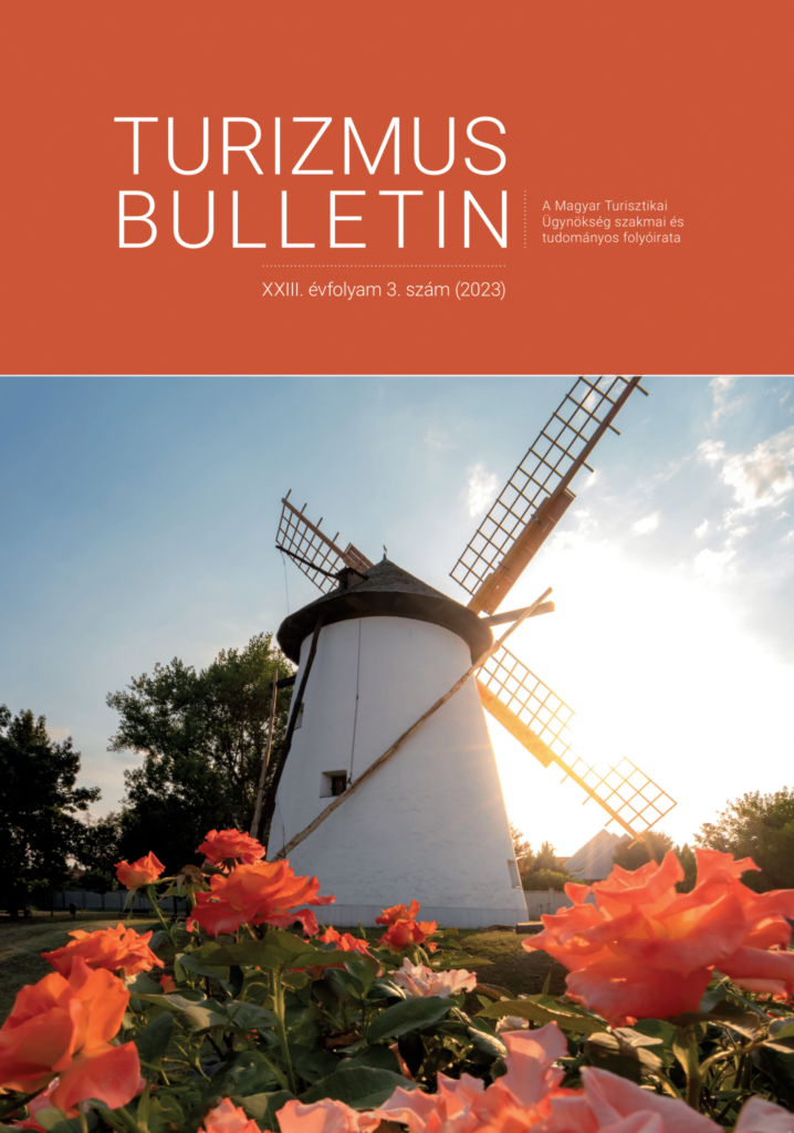 Turizmus Bulletin 2023. 3. szám borítója