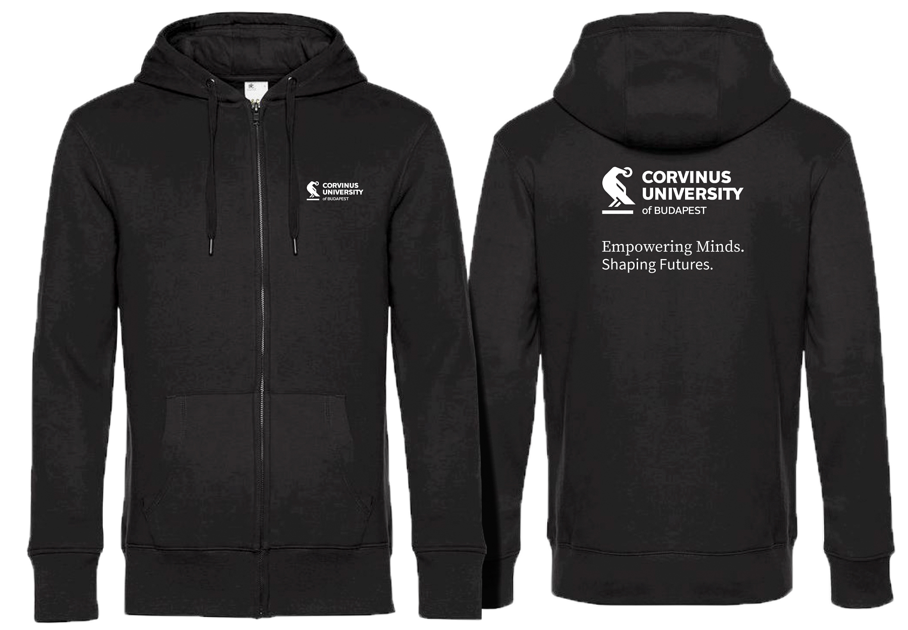 Cipzáras kapucnis pulóver